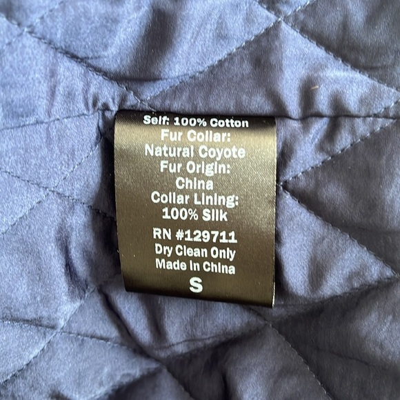 Jenni Kayne Fur Collar Plaid Flannel Bomber Jacket Coat size Small - Picture 5 of 5